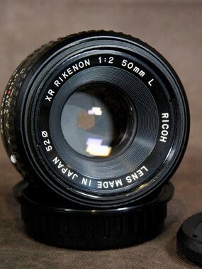 Ricoh XR Rikenon 50mm f=1:2 - Pentax Mount